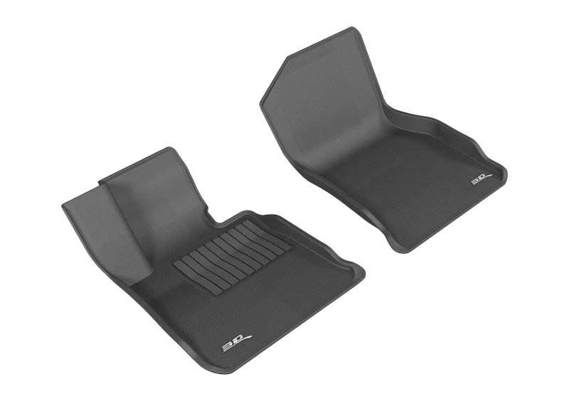 3D MAXpider 2014-2020 BMW 4 Series F32/F33/F36 Kagu 1st Row Floormat - Black-SR1 Performance