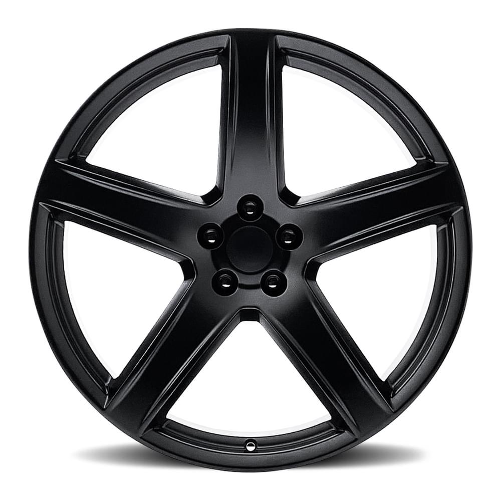 FR 77 – DODGE HELLCAT HC2 REPLICA WHEELS-Satin Black 22x10.5 5x115 + 27 HB 71.5