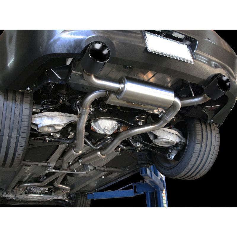 aFe Takeda 2-1/2 in 304 SS Cat-Back Exhaust System Infiniti G37 08-13/Q60 14-15 V6-3.7 w/ Black Tips-SR1 Performance