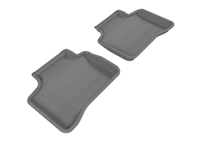 3D MAXpider 20092015 Mercedes-Benz GLK-Class X204 Kagu 2nd Row Floormats - Gray-SR1 Performance