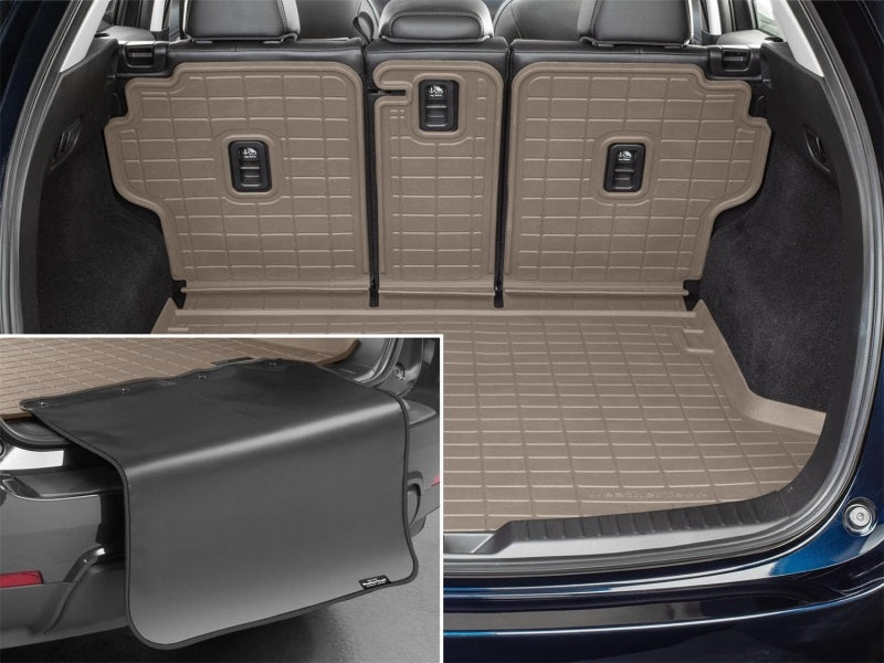 WeatherTech 17-21 Mazda CX-5 SeatBack Cargo Liner HP with Bumper Protector - Tan