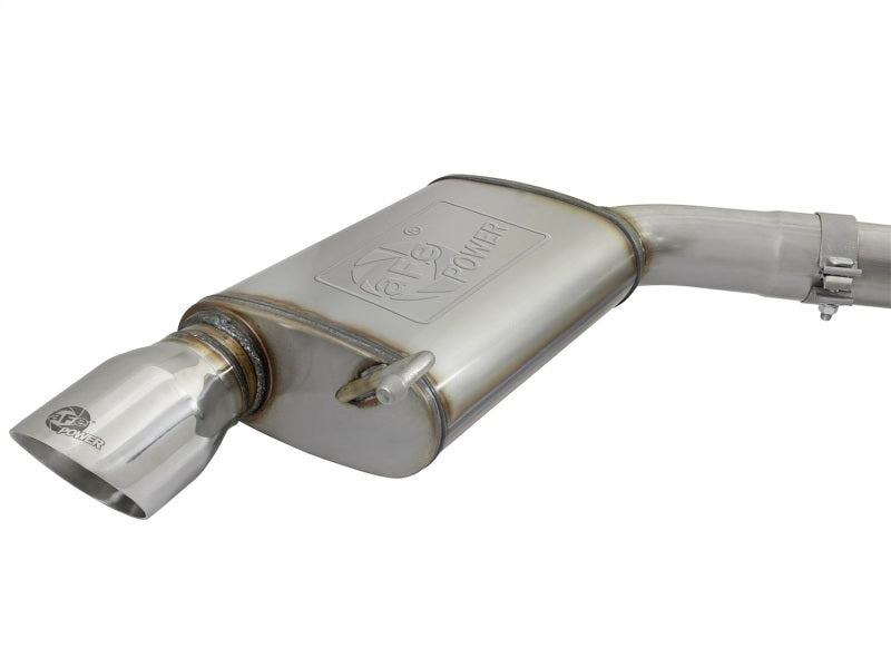 aFe MACHForce XP 3in Sport Tone Cat-Back Exhausts w/ Polished Tips 15-17 Ford Mustang V6/V8-SR1 Performance