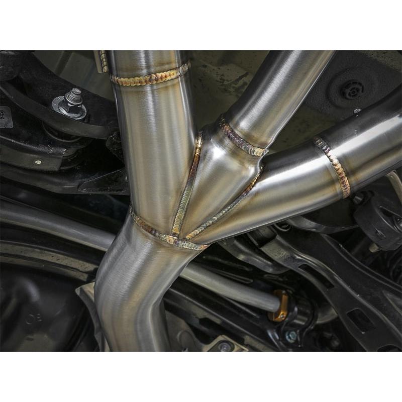 aFe Takeda 3in 304 SS Cat-Back Exhaust w/ Tri-Polished Tips 17-18 Honda Civic Type R L4 2.0L (t)-SR1 Performance