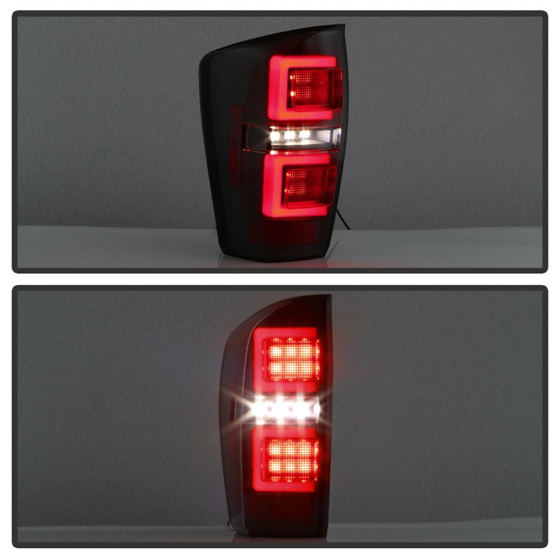 Spyder 16-17 Toyota Tacoma LED Tail Lights - Black Smoke (ALT-YD-TT16-LED-BSM)-SR1 Performance