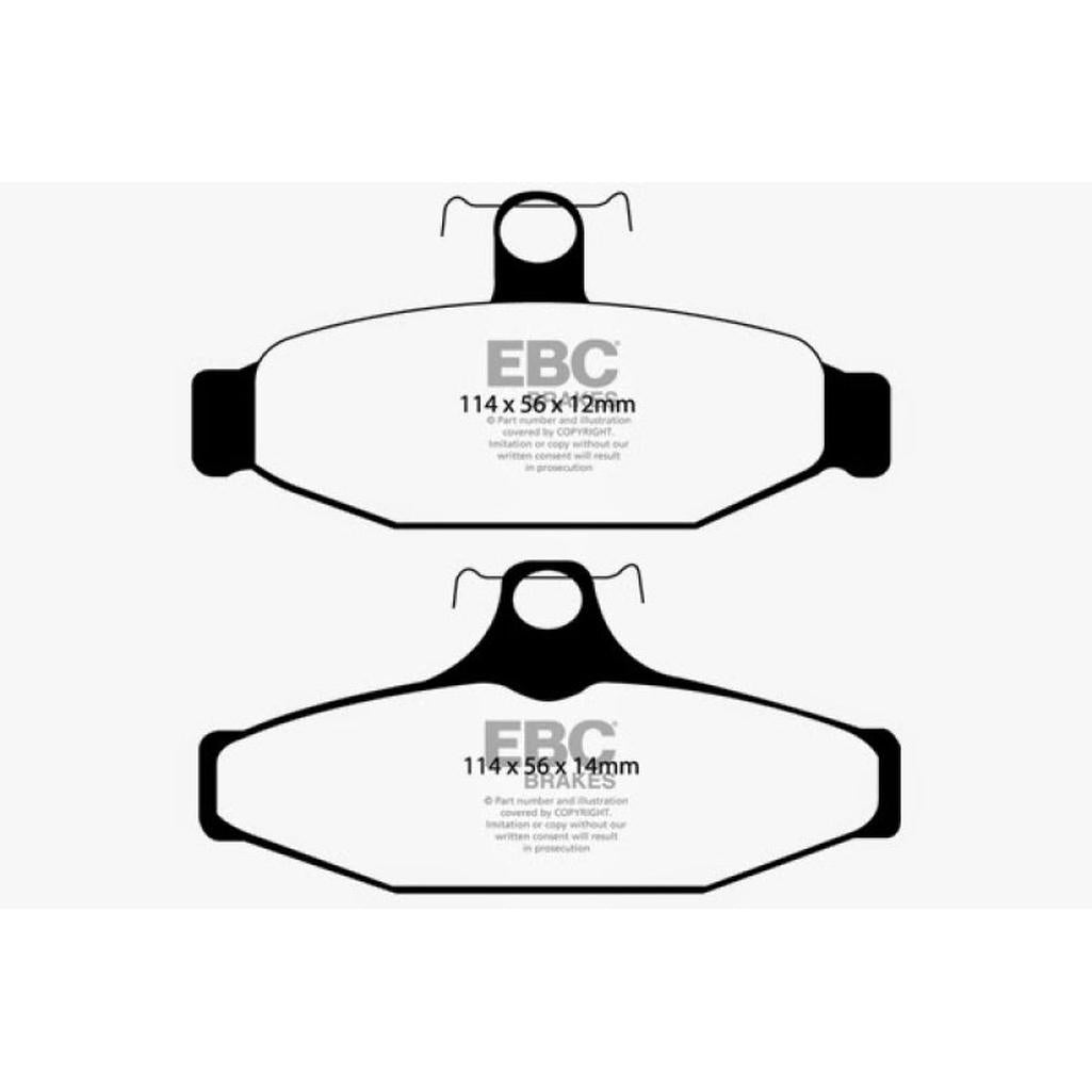 EBC Yellowstuff Rear Brake Pads for Chevrolet Corvette 1991-1995 – High-Performance Street and Track Use