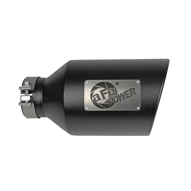 aFe Power MACH Force-Xp 409 Stainless Steel Clamp-on Exhaust Tip Black-SR1 Performance
