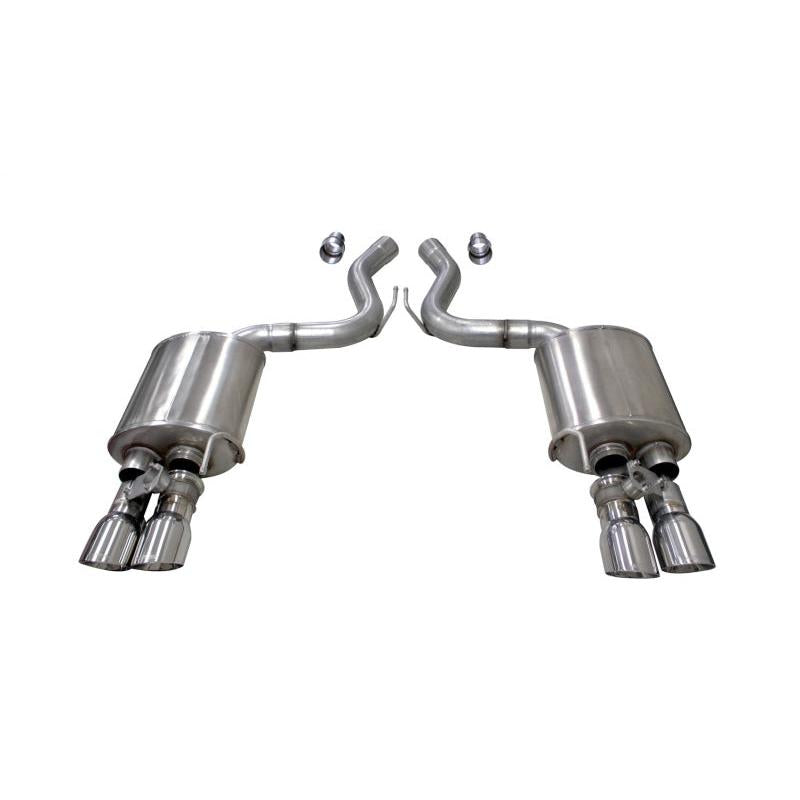 Corsa 2018-2023 Ford Mustang GT Fastback 5.0L 3in Sport Axle-Back Exhaust w/ 4in Polished Tips-SR1 Performance