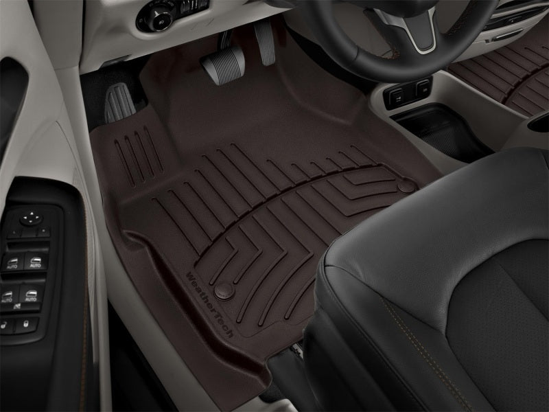 WeatherTech 2017+ Chrysler Pacifica Front FloorLiner HP in Cocoa