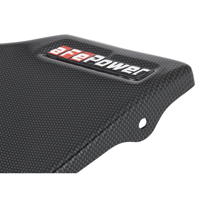 aFe MagnumFORCE Stage-2 Intake System Carbon Fiber Cover 15-17 MINI Cooper S (F55/F56) L4-2.0L (t)