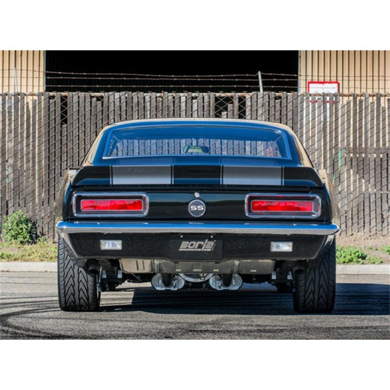 Borla Big Block Chevrolet 396/402/427 2.5in Offset Inlet / 2.5in Center Outlet Crate Muffler-SR1 Performance