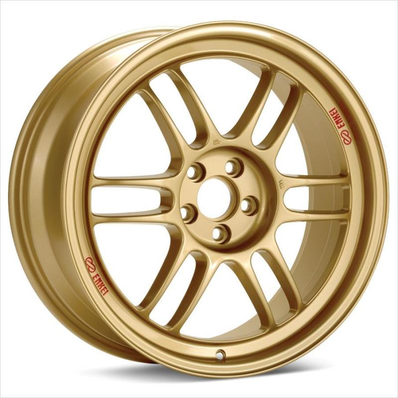 Enkei RPF1 18x9.5 5x114.3 38mm Offset 73mm Bore Gold Wheel *Special Order Minimum Order of 40*-SR1 Performance