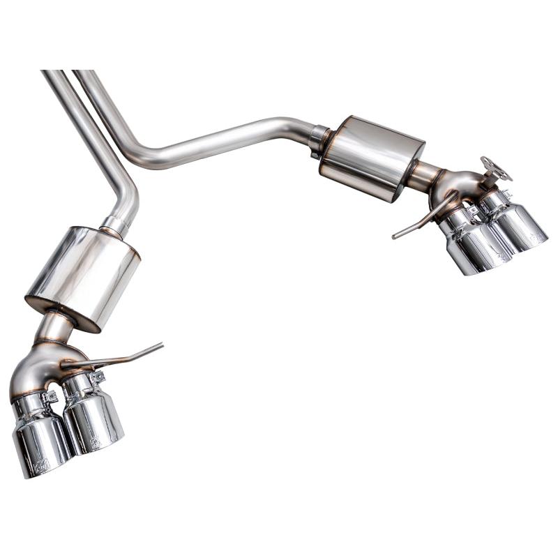 AWE Tuning 2022+ Porsche Macan 2.9TT Touring Edition Catback Exhaust w/ Chrome Silver Tips