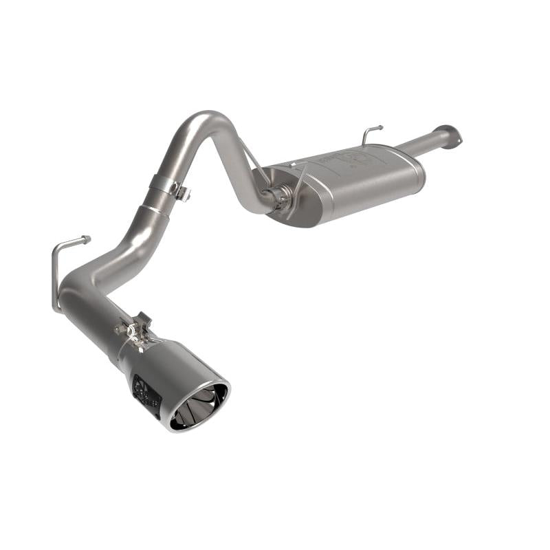 aFe 16-22 Toyota Tacoma Apollo GT Series 2.5in. - 3in. 409 SS Cat-Back Exhaust w/ Polished Tip