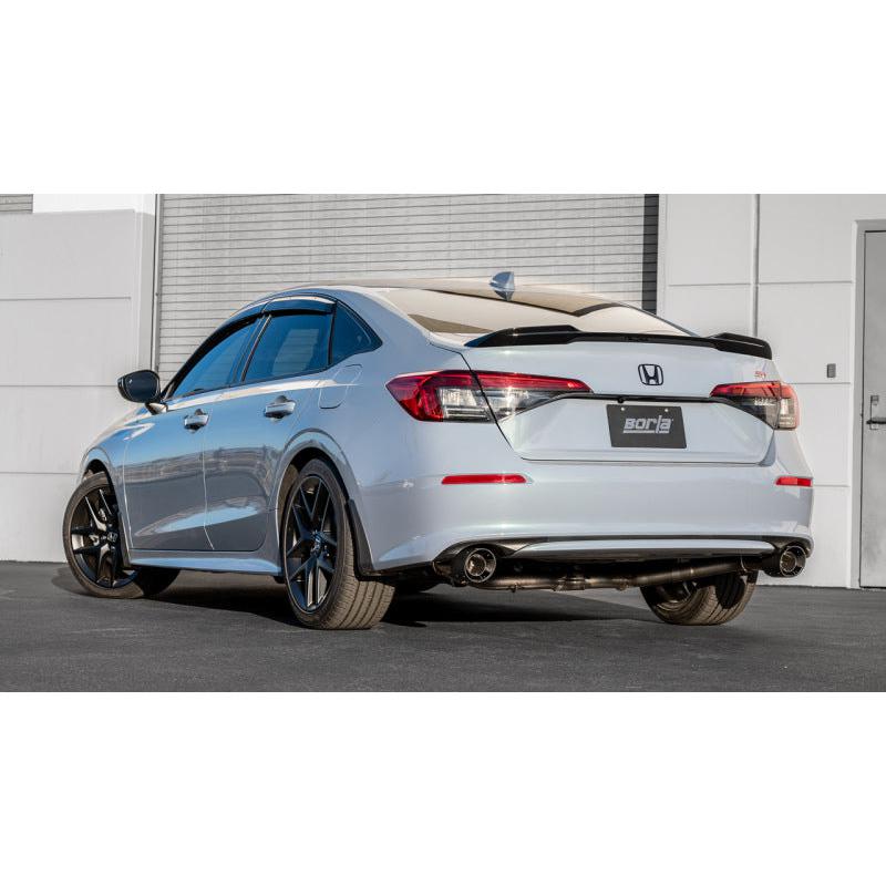 Borla 2023 Integra/22-23 Civic Si 1.5L 4 CYL. MT FWD 4DR 2.50in S-Type Catback Exhaust Carbon Fiber