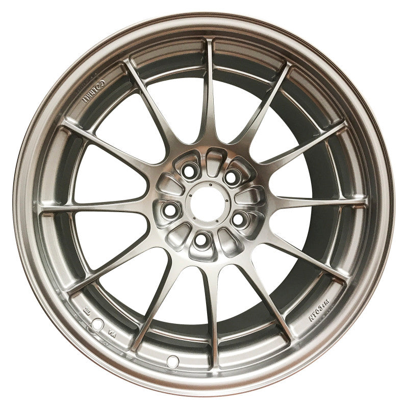 Enkei NT03+M 18x9.5 5x108 40mm Offset 72.6mm Bore F1 Silver Wheel (MIN ORDER QTY 40)-SR1 Performance