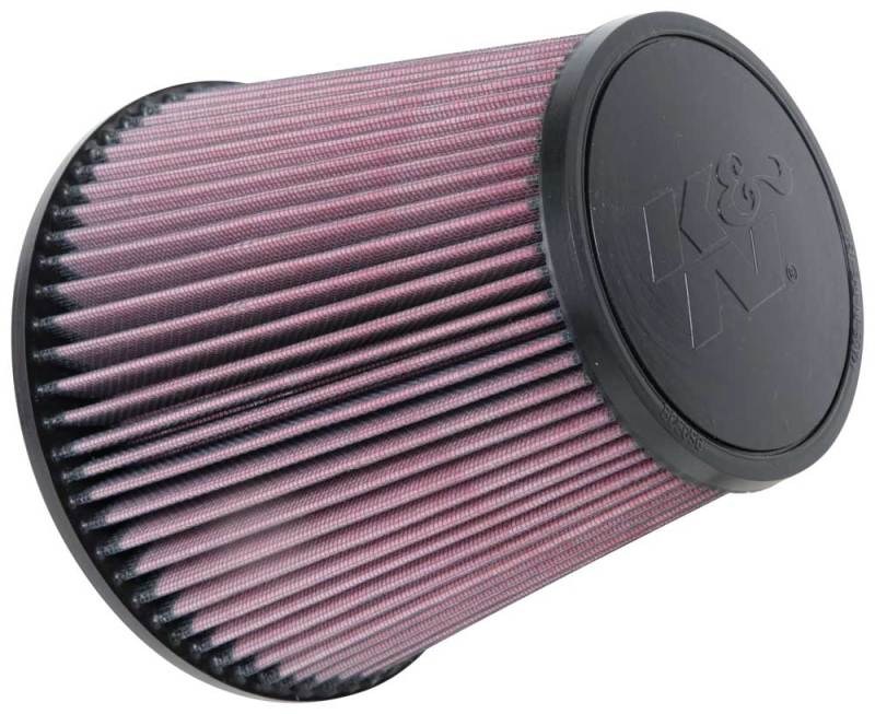 K&N Universal Clamp-On Air Filter 3-7/8in FLG / 7-1/2in B / 5in T / 7in H-SR1 Performance