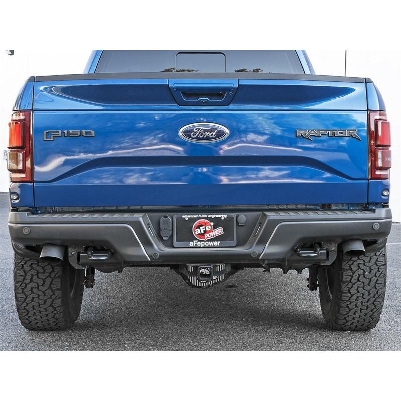 aFe MACH Force-Xp Cat-Back Exhaust w/Dual Hi-Tuck Tips Black 17-18 Ford F-150 Raptor V6-3.5L (tt)-SR1 Performance