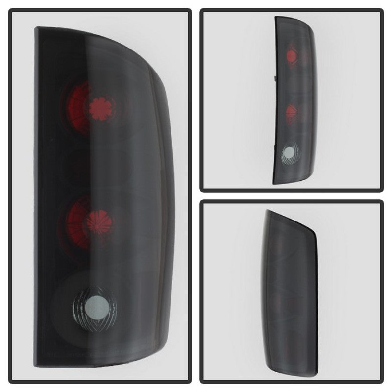 Spyder Dodge Ram 02-06 1500/Ram 2500/3500 03-06 Euro Style Tail Lights Black Smoke ALT-YD-DRAM02-BSM-SR1 Performance