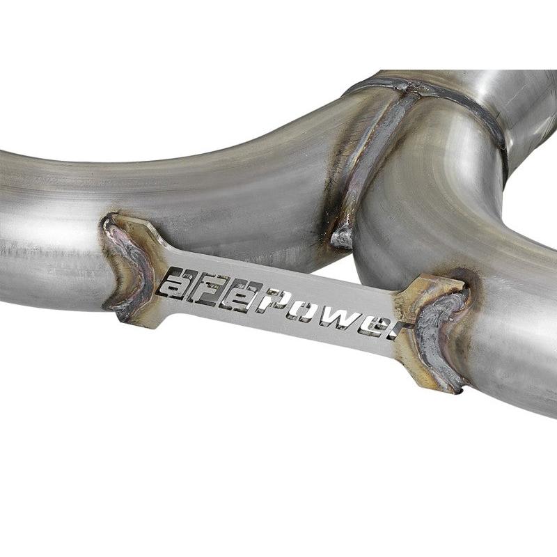 aFe Takeda 2-1/2in 304 SS Axle-Back Exhaust w/ Polished Tips 14-18 Mazda 3 L4 2.0L/2.5L-SR1 Performance