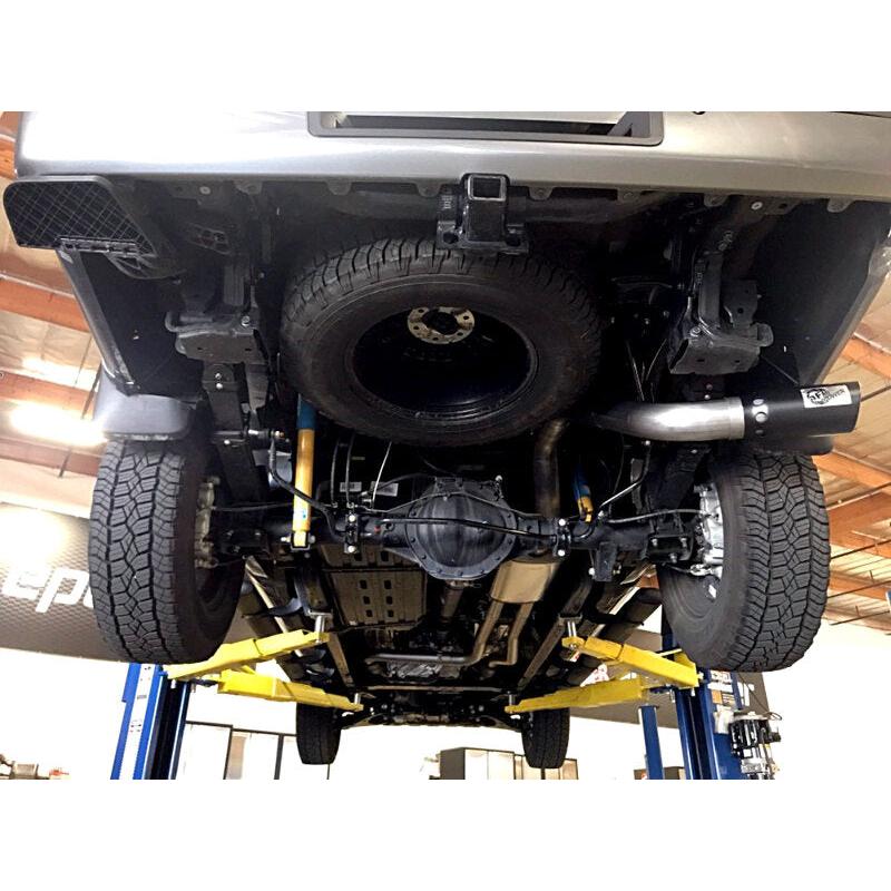 aFe MACHForce XP Exhausts Cat-Back SS-409 Nissan Titan XD 16-19 V8-5.6L - Black-SR1 Performance