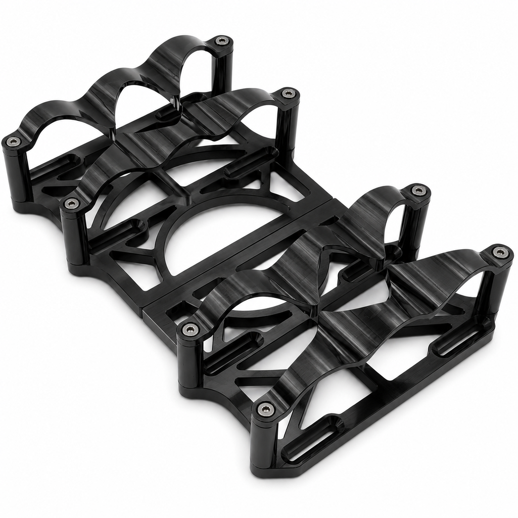 Includes all plates, brackets, spacers, and stainless steel hardware for easy installation