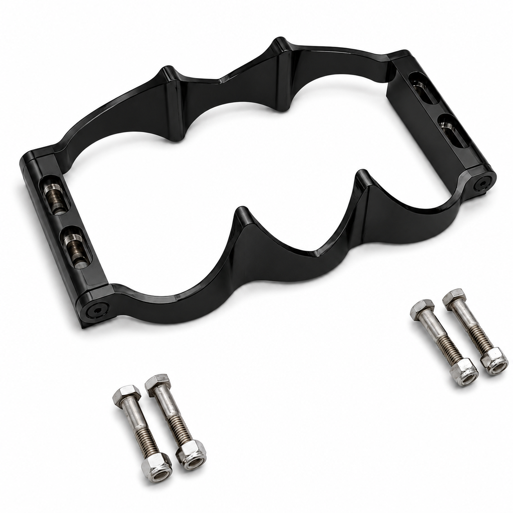 Includes main plate spacer stands hold-down brackets stainless steel