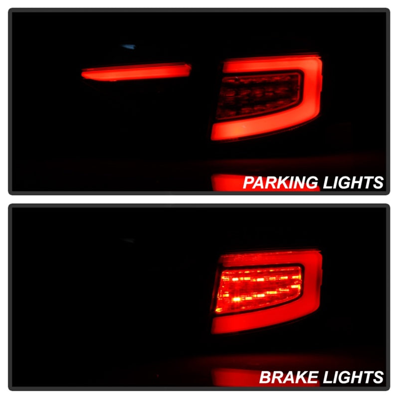 Spyder 08-14 Subara Impreza WRX Hatchback LED Tail Lights Seq Signal Black ALT-YD-SI085D-SEQ-BK-SR1 Performance