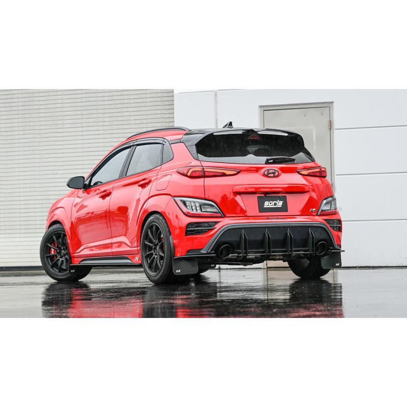 Borla 22-23 Hyundai Kona N 2.0L 4 CYL. Turbo AT/MT ATAK Catback Exhaust Black Chrome