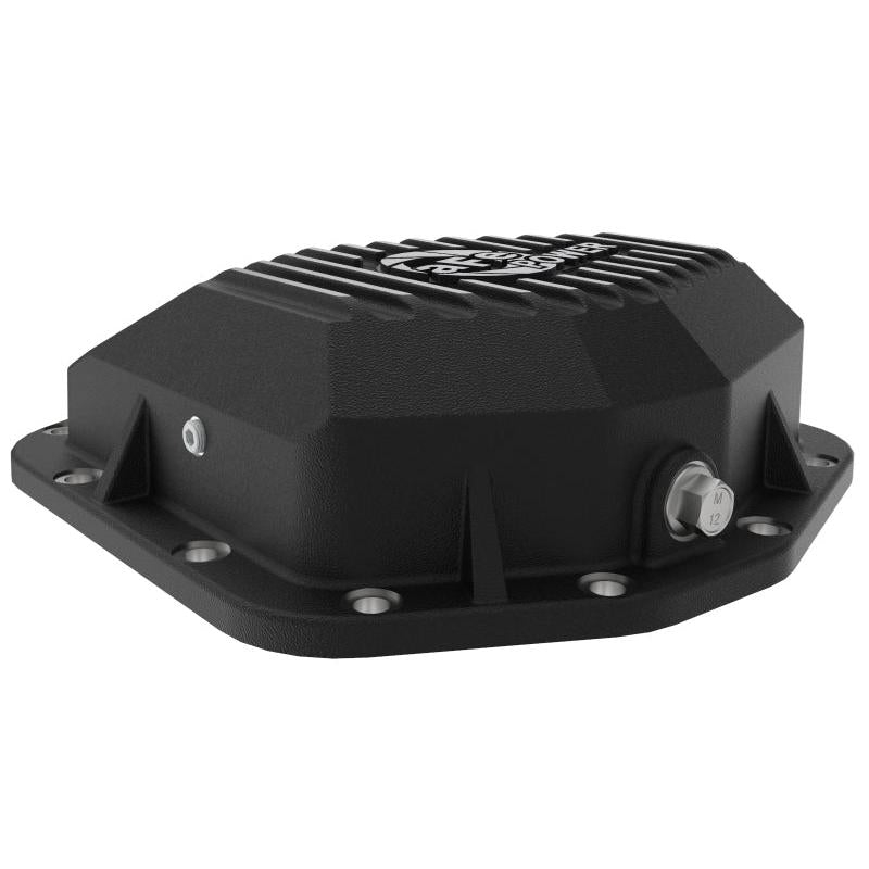 aFe Street Series Rear Differential Cover Black w/Machined Fins 20+ Jeep Gladiator JT (Dana M220)