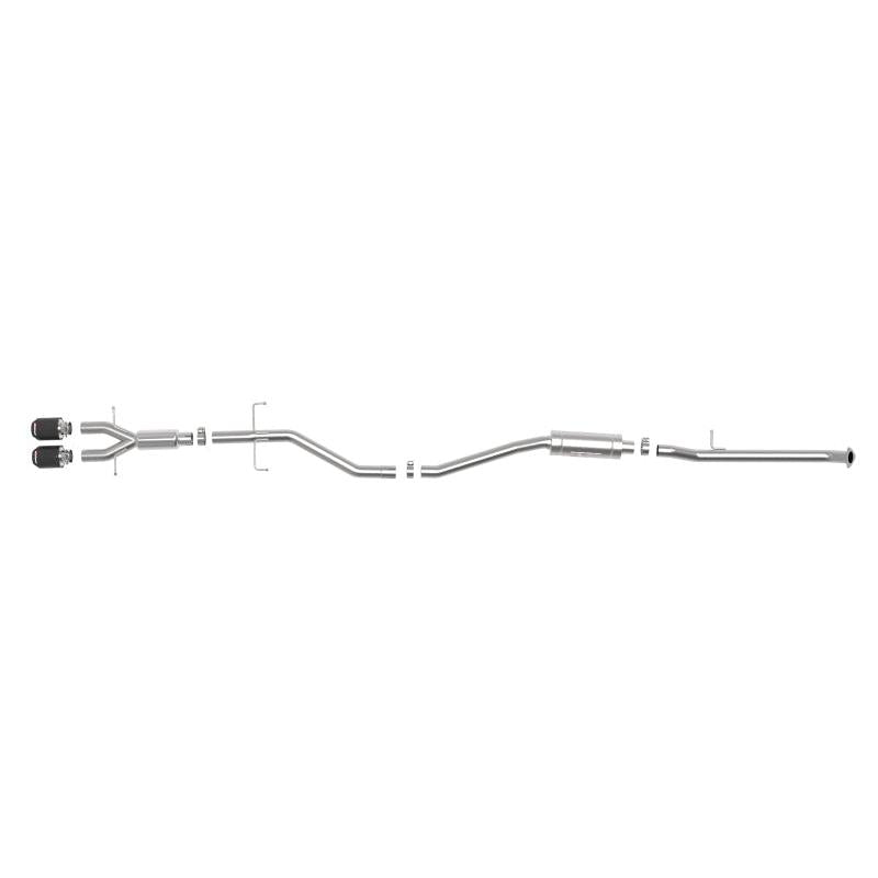 aFe Takeda 2.5in 304SS Cat-Back Exhaust System w/ Carbon Tips 17-20 Honda Civic Si Sedan I4 1.5L