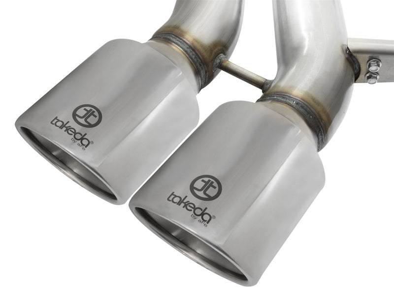 aFe POWER Takeda 3in 304 SS Cat-Back Exhaust w/ Polished Tips 13-17 Ford Focus ST L4-2.0L (t)-SR1 Performance