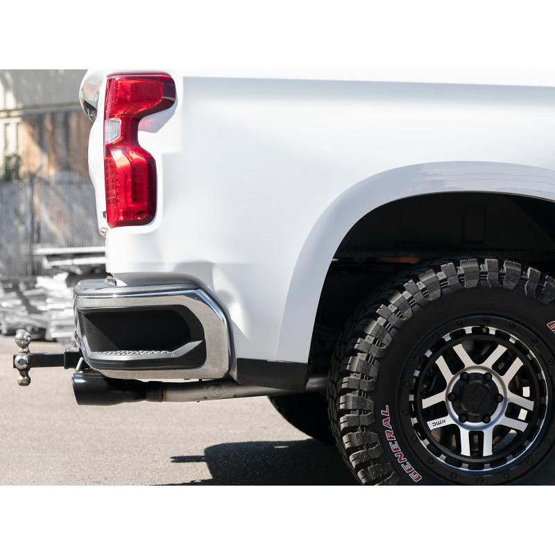 aFe Vulcan Series 3in-2-1/2in 304 SS Cat-Back 2019 GM Silverado / Sierra 1500 V8-5.3L w/ Black Tips-SR1 Performance