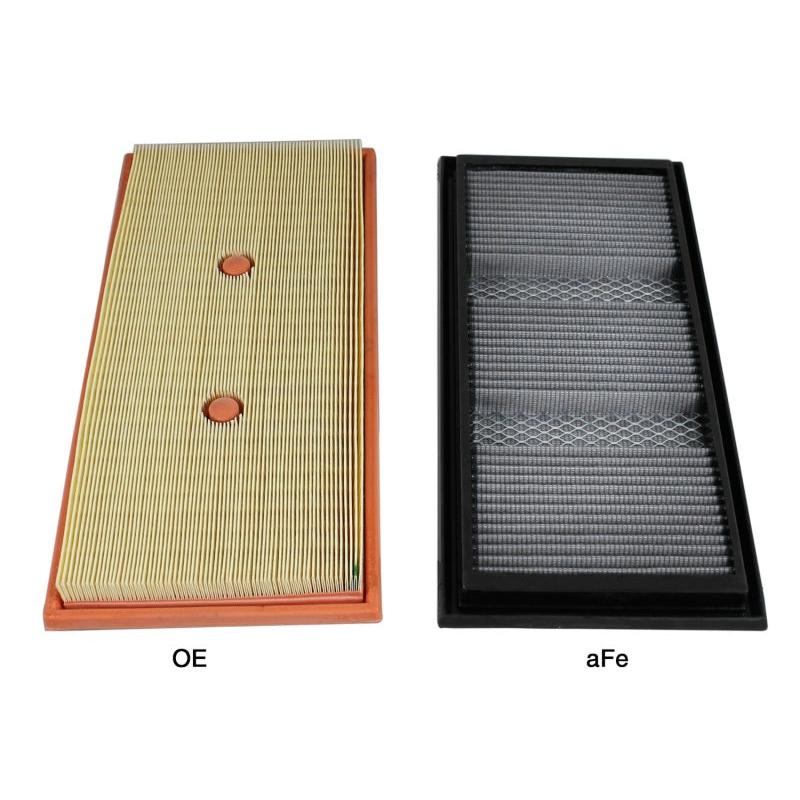 aFe MagnumFLOW OEM Replacement Air Filter Pro DRY S 12-14 Mercedes-Benz C/E/ML-Class V6 3.5L-SR1 Performance