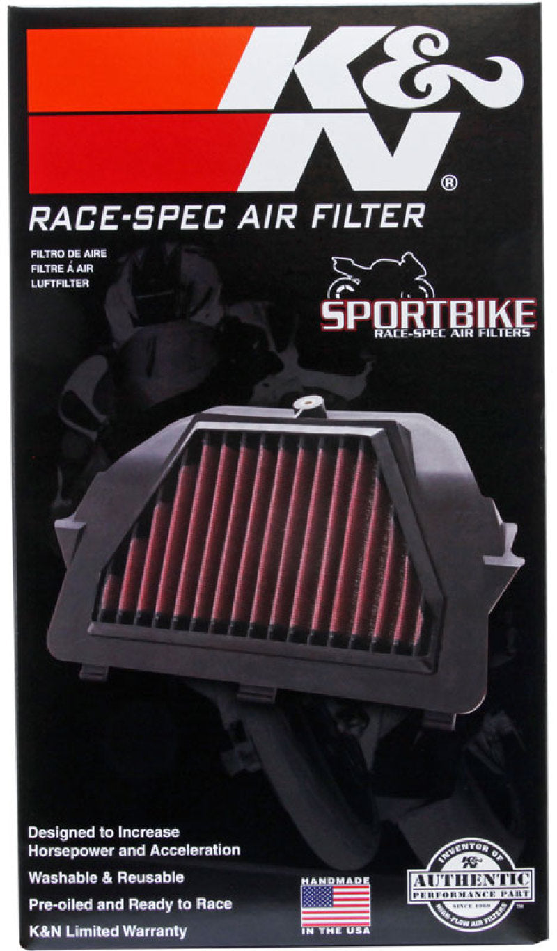 K&N 08-13 Yamaha YZF R6 599 Replacement Air Filter - Race Specific-SR1 Performance