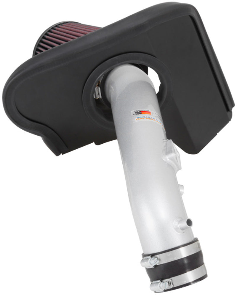 K&N 2013-14 Honda Accord 2.4L L4 69 Series Typhoon Air Intake System - Silver Cold Air Intake Kit-SR1 Performance