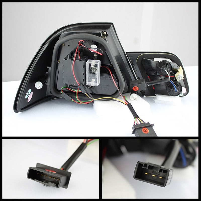 Spyder BMW E46 00-03 2Dr Coupe Light Bar LED Tail Lights Blk ALT-YD-BE4600-LBLED-BK-SR1 Performance