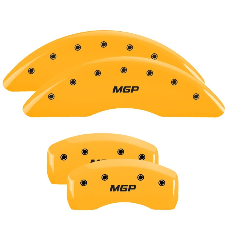 MGP 4 Caliper Covers for Kia Sportage 2018-2021 * Yellow Finish with Black Engraving