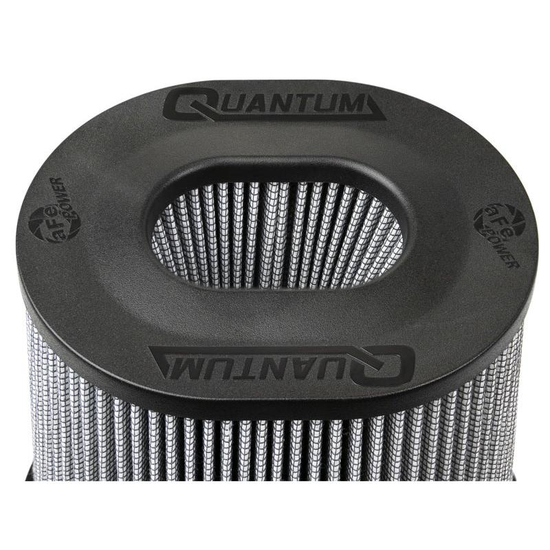 aFe Quantum Pro DRY S Air Filter Inverted Top - 5in Flange x 8in Height - Dry PDS-SR1 Performance