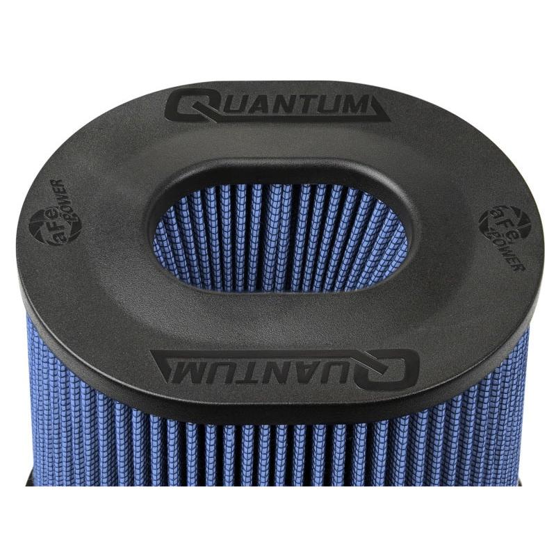 aFe Quantum Pro-5 R Air Filter Inverted Top - 5in Flange x 9in Height - Oiled P5R-SR1 Performance