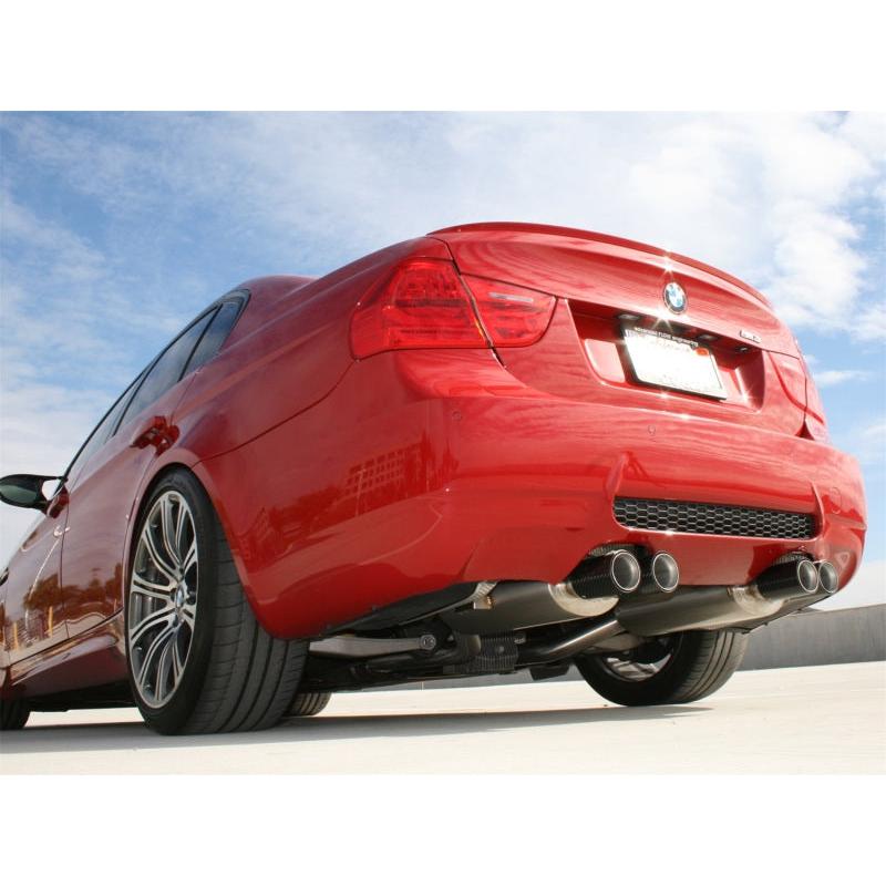 aFe MACHForce XP Exhaust Cat-Back 2.5in Dia Carbon Fiber Tips SS-304 08-13 BMW M3 (E90) V8 4.0L