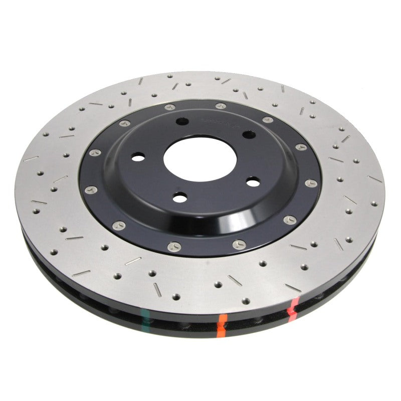 DBA 09+ Nissan 370Z and Infiniti G37 Sport Front Drilled & Slotted 5000 Series 2-Piece Rotors