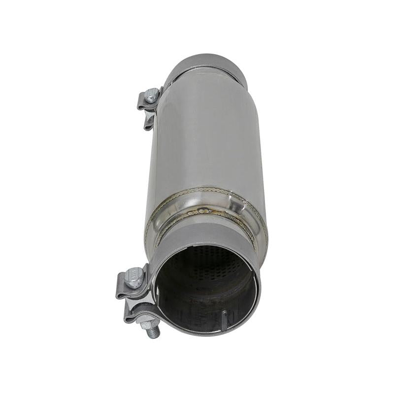 aFe MACH Force-Xp 409 SS Resonator 3in. Inlet/Outlet / 4in. Diameter / 12in. Body / 16in. Length-SR1 Performance
