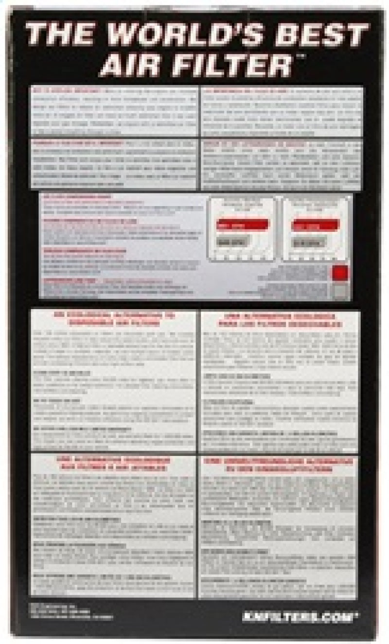 K&N Universal Round Tapered Filter 3 inch FLG / 5 inch Bottom / 4 inch Top / 7 7/8 inch Height-SR1 Performance
