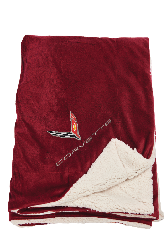 C8 Corvette Blanket - Lamb's Wool Throw