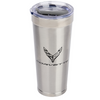 C8 Corvette Next Generation Polar Tumbler 20oz (Silver)