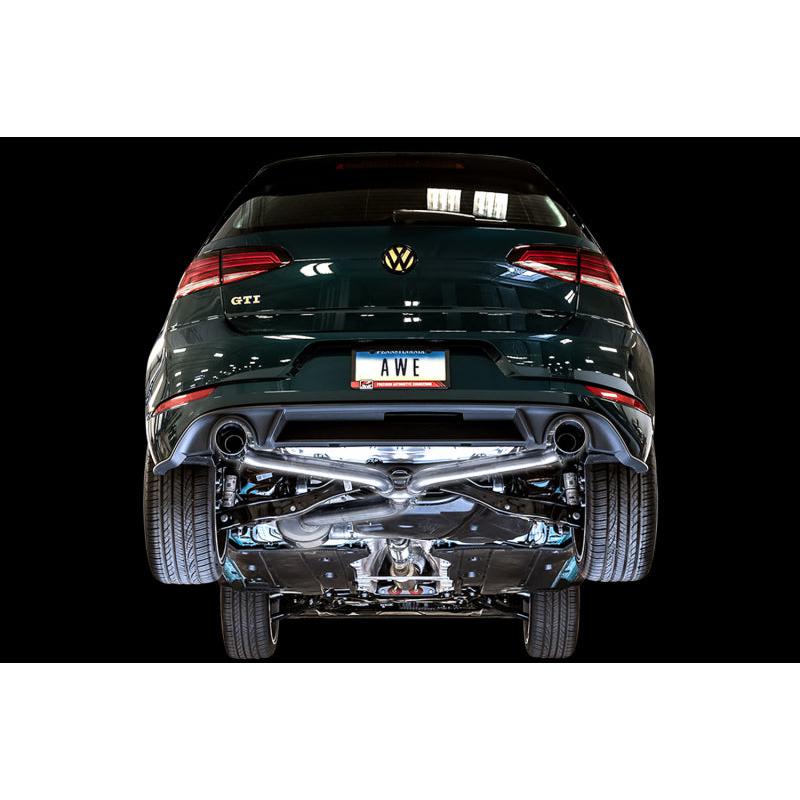 AWE Tuning Volkswagen GTI MK7.5 2.0T Touring Edition Exhaust w/Chrome Silver Tips 102mm-SR1 Performance