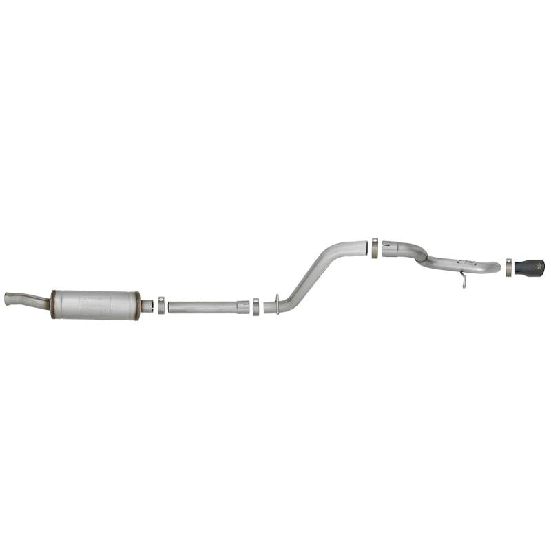 aFe MACH Force-Xp Axle-Back Hi-Tuck Exhaust System w/Black Tip 18-19 Jeep Wrangler (JL) V6 3.6L-SR1 Performance