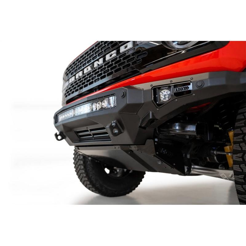 Addictive Desert Designs 2021+ Ford Bronco Stealth Fighter Front Bumper Skid Plate Kit