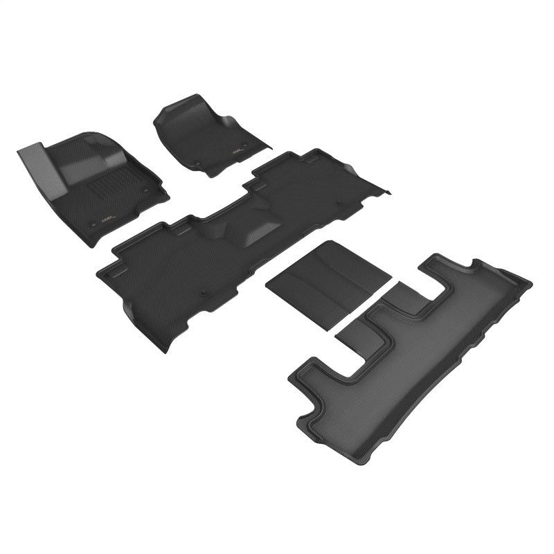 3D Maxpider 18-23 Ford Expedition Max Kagu Floor Mat- Black R1 R2 R3-SR1 Performance