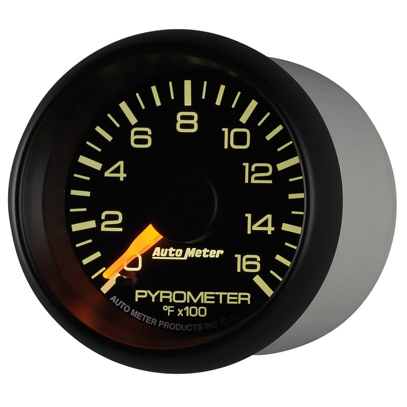 Autometer Factory Match GM 2-1/16in 1600 Degree Electric Pyrometer (EGT) Gauge-SR1 Performance